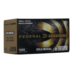 Federal Federal Premium Gold Medal Small Pistol Match .100 Primer Brick - $62.99 at SCHEELS