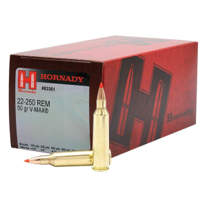 Hornady Hornady Varmint Express V-Max 22-250 Remington Rifle Ammunition 50 Round Box - $58.99 at SCHEELS