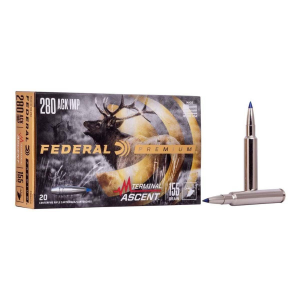 Federal Federal Terminal Ascent 280 Ackley Improved Rifle Ammunition 20 Round Box - $58.99 at SCHEELS