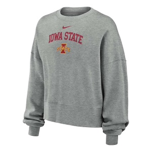Iowa State Cyclones Nike Women's Hoodie Large Heather Grey