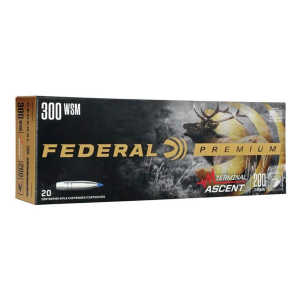 Federal Federal Terminal Ascent 300 Winchester Short Magnum Rifle Ammunition 20 Round Box - $56.99 at SCHEELS