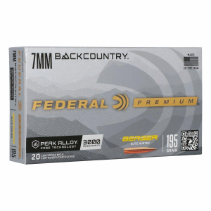 Federal Federal Premium Berger Elite Hunter 7mm Backcountry Rifle Ammunition 20 Round Box - $57.99 at SCHEELS
