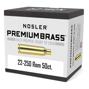 Nosler Nosler Custom Premium Unprimed Brass Rifle Cartridge Cases - $53.99 at SCHEELS