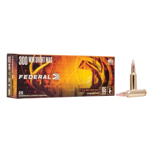 Federal Federal Fusion 300 Winchester Short Magnum Rifle Ammunition 20 Round Box - $54.99 at SCHEELS