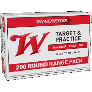 Winchester Winchester USA Target FMJ 9mm Handgun Ammunition 200 Round Box - $52.99 at SCHEELS