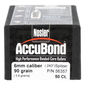 Nosler Nosler AccuBond 24 Caliber Bullets - $43.19 at SCHEELS