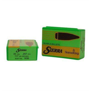 Sierra Bullets Sierra Bullet .25 .257 117gr SBT - $43.19 at SCHEELS