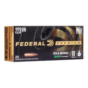 Federal Federal Premium Gold Medal Sierra MatchKing 223 Remington Rifle Ammunition 20 Round Box - $29.99 at SCHEELS