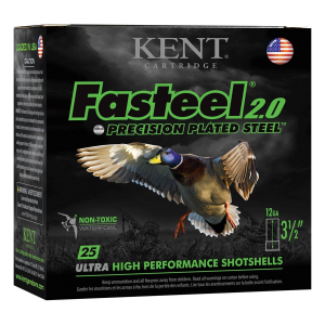 Kent Cartridge Kent Cartridge Fasteel 2.0 Waterfowl Non-Toxic 12 Gauge Shotshells 25 Round Box - $27.99 at SCHEELS