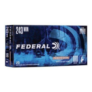 Federal Federal Power Shok 243 Winchester Rifle Ammunition 20 Round Box - $29.99 at SCHEELS