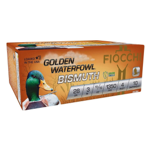 Fiocchi Fiocchi Golden Waterfowl Bismuth 12 Gauge Shotshells 10 Round Box - $38.69 at SCHEELS