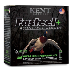 Kent Cartridge Kent Cartridge Fasteel+ Precision Waterfowl 12 Gauge Shotshells 25 Round Box - $22.99 at SCHEELS