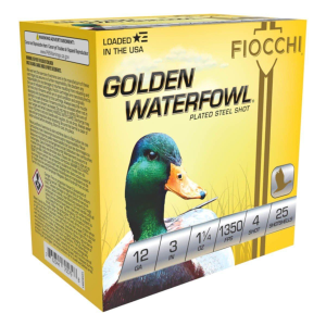 Fiocchi Fiocchi Golden Waterfowl 12 Gauge Shotshells 25 Round Box - $26.99 at SCHEELS