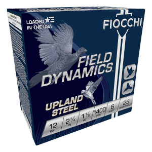 Fiocchi Fiocchi Field Dynamics Upland Steel 12 Gauge Shotshells 25 Round Box - $13.49 at SCHEELS