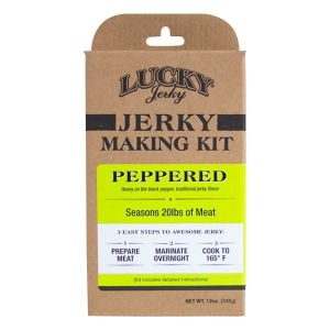 Lucky Jerky Peppered Seasoning Kit