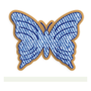 Crocs Crocs Denim Butterfly Jibbitz - $5.59 at SCHEELS