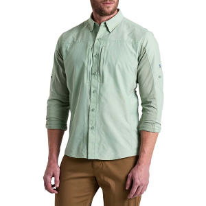 Men's Kuhl Airspeed Long Sleeve Button Up Shirt Small Desert Sage