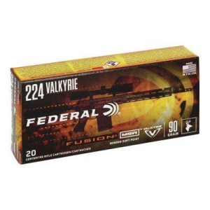 Federal Federal Fusion MSR 224 Valkyrie Rifle Ammunition 20 Round Box - $34.99 at SCHEELS
