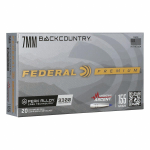 Federal Federal Premium Terminal Ascent 7mm Backcountry Rifle Ammunition 20 Round Box - $57.99 at SCHEELS