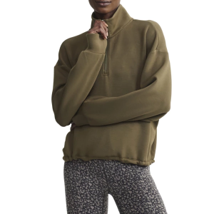 Women's Varley 1/4 Zip Sweater Sian Medium Dark Olive