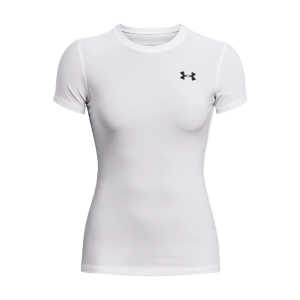 Women's Under Armour HeatGear OG Compression T-Shirt XLarge White Black