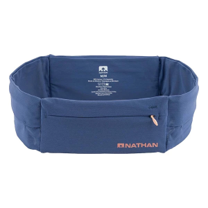 Men's Nathan Sports The Zipster Lite Belt Large True Navy/Rose Gold
