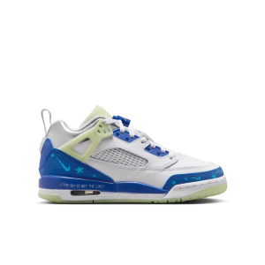Kids' Jordan Spizike Low Sneakers Big 6 Regular White/Hyper Royal/Volt Tint