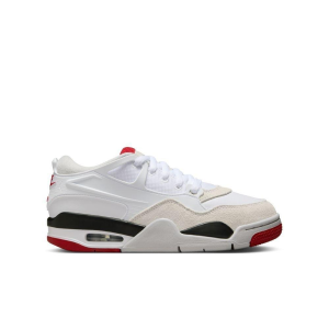 Air Jordan Kids' Air Jordan 4 RM Sneakers Big 6.5 Regular White/Varsity Red/Black/Neutral Grey - $59.99 at SCHEELS