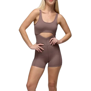 Women's prAna Women's Luxara Salutations Shortie Onesie Large Carob
