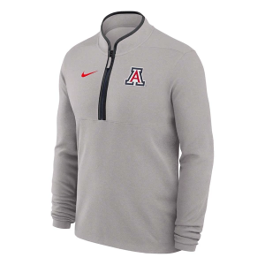 Arizona Wildcats Nike Victory 1/4 Zip Medium Light Grey
