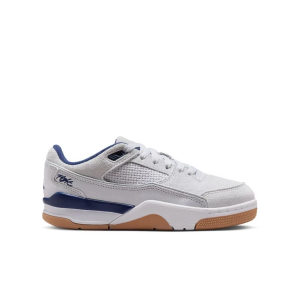 Kids' Jordan Flight Court Sneakers Big 5.5 Regular Neutral Grey/Midnight Navy/White