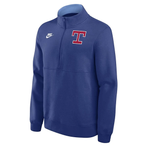 Texas Rangers Nike Cooperstown 1/2 Zip Medium Royal