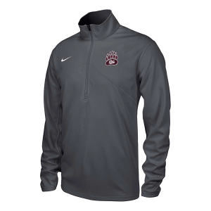 Montana Grizzlies Nike DriFit Training 1/4 Zip Medium Anthricite