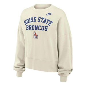 Boise State Broncos Nike Women's Crew Large Sail