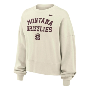 Montana Grizzlies Nike Women's Crew XLarge Sail