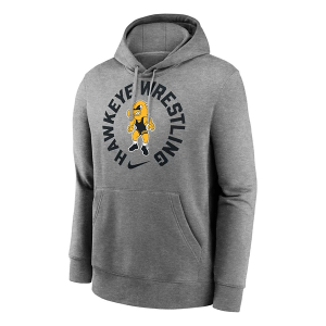 Iowa Hawkeyes Nike Hoodie Large Dark Grey Heather
