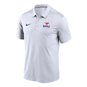 SMU Mustangs Nike Victory Polo XLarge White