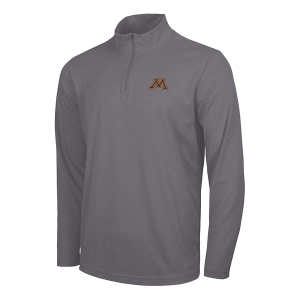 Minnesota Golden Gophers Nike Intensity 1/4 Zip Large Gunmetal