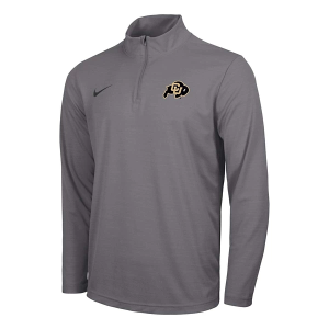 Colorado Buffaloes Nike Intensity 1/4 Zip Small Gunmetal