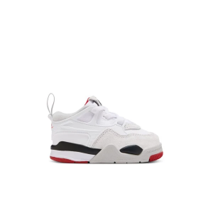 Air Jordan 4 RM Sneakers Toddler 10T Regular White/Varsity Red/Black/Neutral Grey
