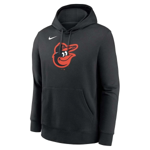 Baltimore Orioles Nike 2025 Club Logo Hoodie Small Black