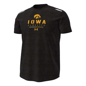 Iowa Hawkeyes Under Armour Gameday All Day T-Shirt Medium Black