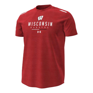 Wisconsin Badgers Under Armour Gameday All Day T-Shirt Medium Red