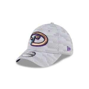 Arizona Diamondbacks New Era 2025 Clubhouse 39Thirty Flexfit Hat L/XL Grey Heather