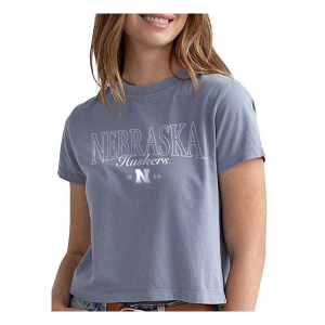 Nebraska Cornhuskers Chicka-D Women's Cliff Notes T-Shirt Large Ocean