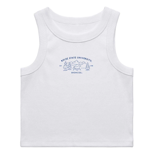 USCAPE Women's Boise State Broncos Groove Ribbed Tank