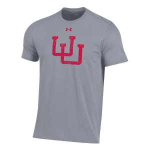 Utah Utes Under Armour Vault T-Shirt 2XLarge Heather Grey
