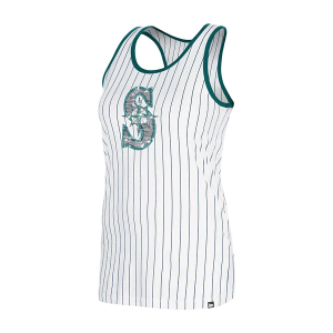 New Era Women's Seattle Mariners Pinstripe Tank Top