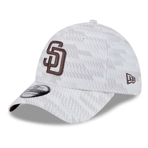 Kids' San Diego Padres New Era Graded 39THIRTY Fitted Hat One Size White