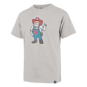 Nebraska Cornhuskers 47 Brand Franklin Kids' T-Shirt Large Grey Heather